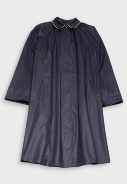 '80s Pierre Cardin navy pinstripe coat