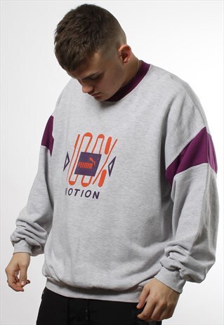 VINTAGE PUMA SPELL OUT SWEATSHIRT
