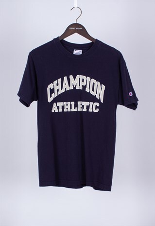 champion shirt navy blue