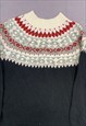 ABSTRACT KNITTED JUMPER PATTERNED KNIT SWEATER