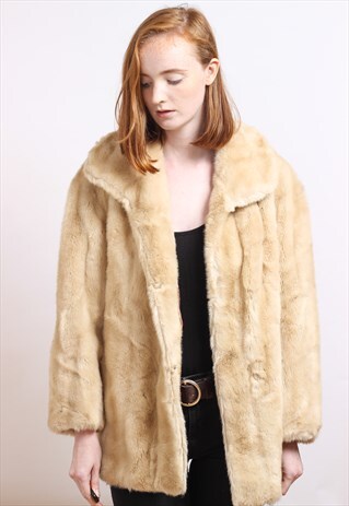 VINTAGE FAUX FUR JACKET