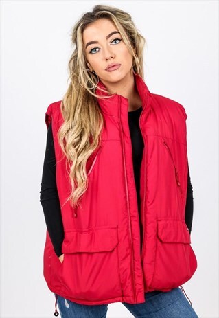 VINTAGE LEVI'S PUFFER GILLET JACKET J49