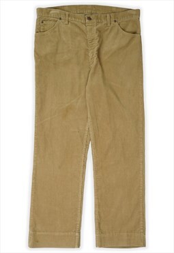 Vintage Wrangler Beige Corduroy Trousers Mens