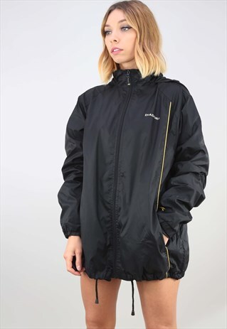 VINTAGE OVERSIZED DIADORA FESTIVAL WINDBREAKER RAIN JACKET