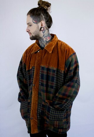 VINTAGE CHECKED JACKET