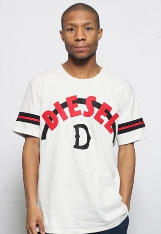 VINTAGE DIESEL LOGO T-SHIRT WHITE