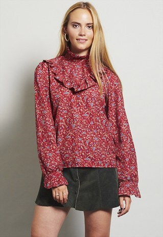 VINTAGE 70'S VICTORIAN BLOUSE