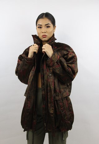 VINTAGE AMAZING 90'S ABSTRACT PATTERNED JACKET