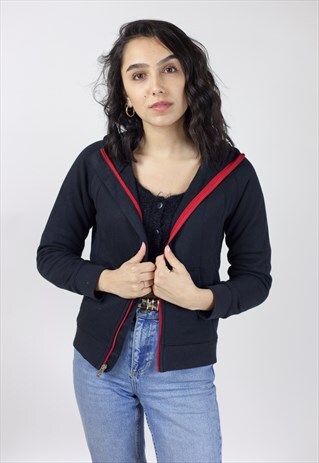 VINTAGE NIKE JORDAN BLACK HOODIE