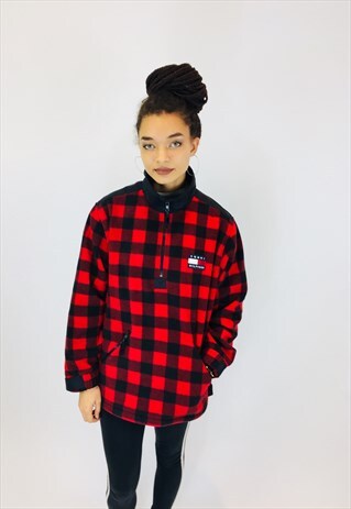 TOMMY HILFIGER TEDDY BEAR BIG LOGO FLEECE