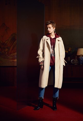 WINTER LONG COAT, CREAM