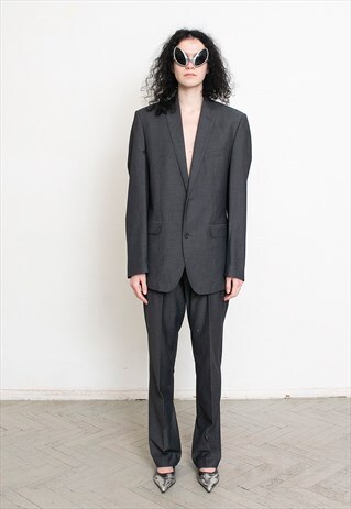 VINTAGE 90S WOOL TWO-PIECE SET SUIT
