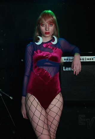 PSYCHEDELIC SWIRL BODYSUIT