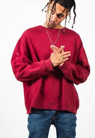RETRO 90S STARTER EMBROIDERED SWEATSHIRT / S0935