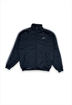 Nike vintage 90s embroidered spell out tracksuit jacket