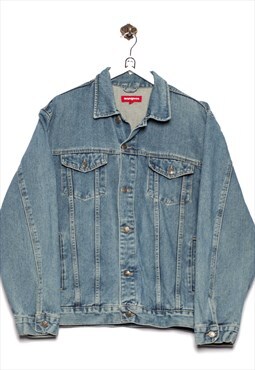 Mangoon Denim jacket Bleach Washed Blue