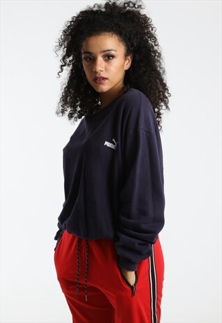 90S PUMA PRINT SPELL OUT SWEATSHIRT
