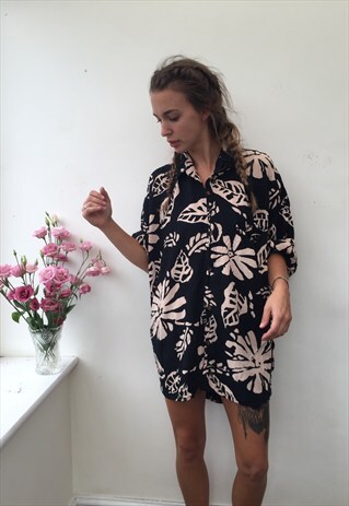 CRAZY PATTERN OVERSIZED RETRO VINTAGE UNISEX FESTIVAL SHIRT