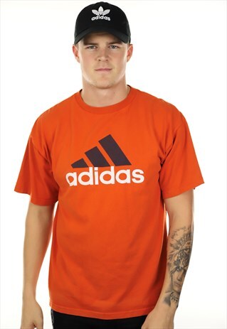 VINTAGE ADIDAS BIG LOGO GRAPHIC T SHIRT TEE