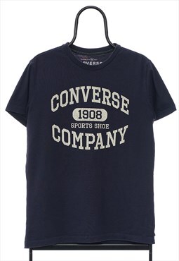 Vintage Converse Spellout Navy TShirt Womens