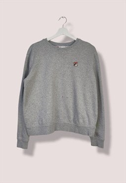 Vintage Fila Sweatshirt Small logo in Grey L