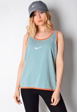 VINTAGE 90S PATEL BLUE NIKE VEST