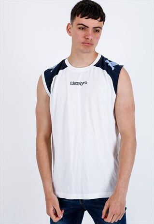 VINTAGE KAPPA SLEEVELESS T-SHIRT T102