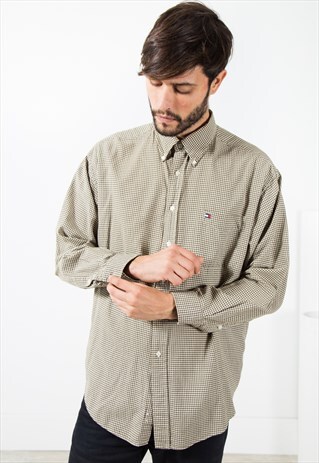 VINTAGE TOMMY HILFIGER SHIRT / S4931