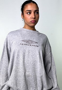 Grey 90s Umbro Spellout Sweatshirt