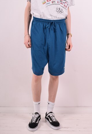 AUSTRALIAN L'ALPINA MENS VINTAGE SHORTS W36 BLUE 90S