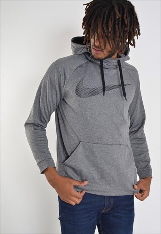 VINTAGE NIKE SWEATSHIRT HOODIE GREY
