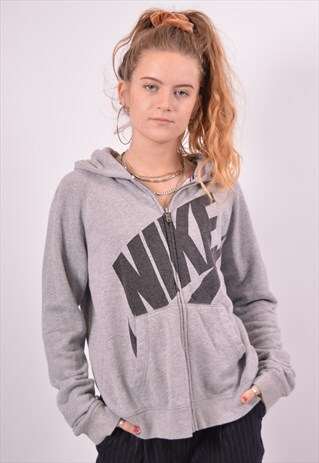 VINTAGE NIKE HOODIE SWEATER GREY