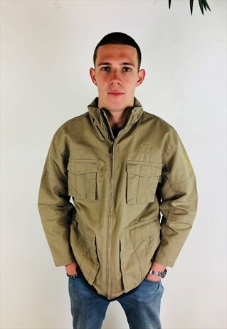 BROWN NIKE COMBAT JACKET