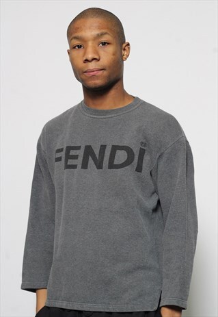 RARE VINTAGE FENDI LOGO PRINT SWEATSHIRT
