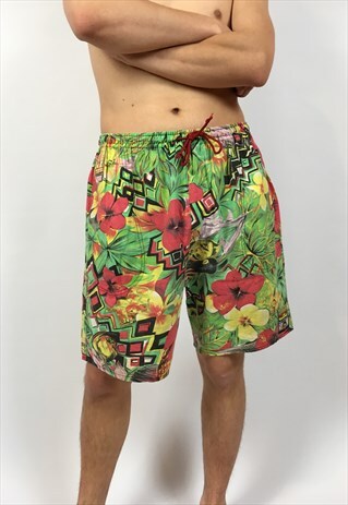VINTAGE CRAZY PRINT SHORTS