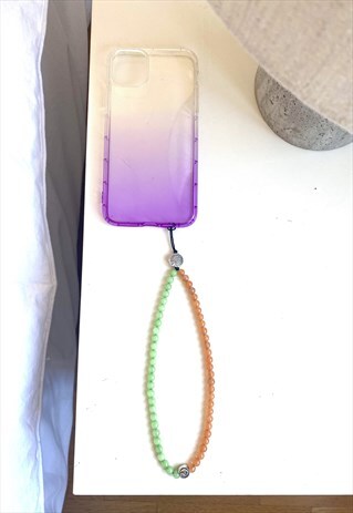 THE PEACE MAKER PHONE STRAP (WITH HEALING AGATE CRYSTALS)