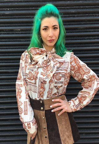VINTAGE PUSSY BOW BLOUSE
