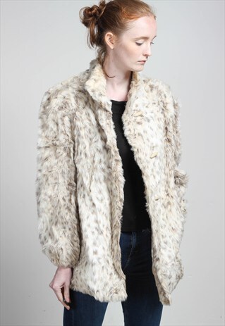 VINTAGE FAUX FUR JACKET