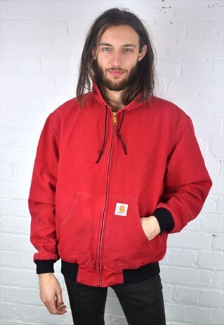 VINTAGE 90'S CARHARTT PADDED CANVAS JACKET