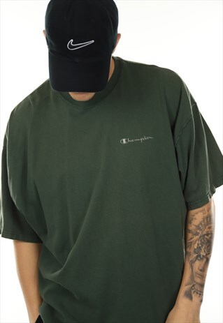 VINTAGE CHAMPION USA SMALL LOGO T SHIRT TEE