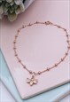 ROSE GOLD VERMEIL BEE ANKLET