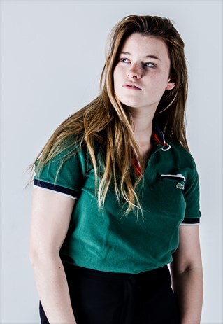 VINTAGE 90S RARE LACOSTE LIVE POLO SHIRT IN GREEN