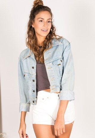VINTAGE 80S LEE DENIM JACKET / R137