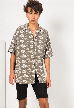 VINTAGE 80S HAWAIIAN SHIRT / S1693