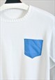 VINTAGE 00S REWORKED JUMPER IN WHITE