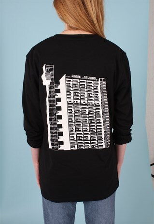 'TRELLICK TOWER' ORGANIC COTTON L/S T-SHIRT