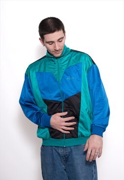 Vintage Adidas 90s Trefoil Logo Sport Track light Jacket