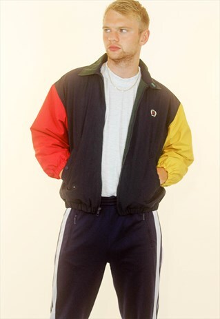 VINTAGE TOMMY HILFIGER FLEECE LINED JACKET
