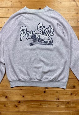 Vintage penn state grey sweatshirt large 