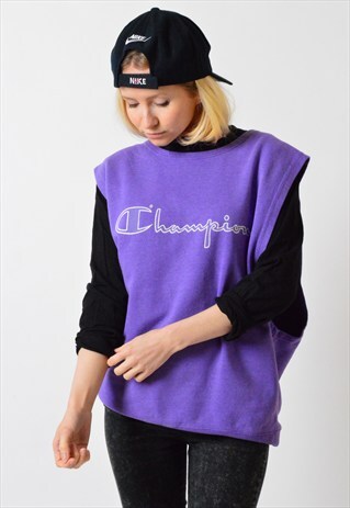 VINTAGE 90S PURPLE CHAMPION VEST